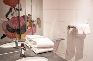 Koupelna v ubytování Motel L Lund