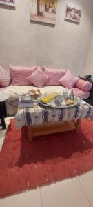 Area soggiorno di Riad La Rose Des Sables