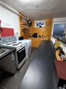 Kuchyňa alebo kuchynka v ubytovaní Penzion U Ježů - Ubytování
