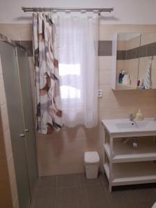 Koupelna v ubytování Apartmán u Zdeňků