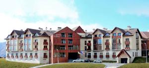 Budova, kde se aparthotel nachází