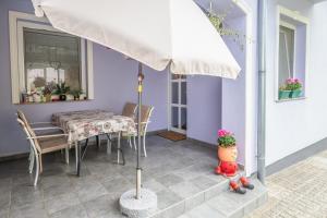 Balkón alebo terasa v ubytovaní Katica Apartman