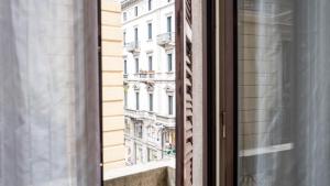 a view from a window of a building at APPARTAMENTO Superhouse PIAZZA DUOMO AREA in Milan