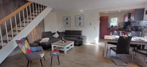 Posezení v ubytování Premiumferienhaus Surya
