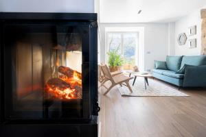 Posezení v ubytování Soloandie Casa rural