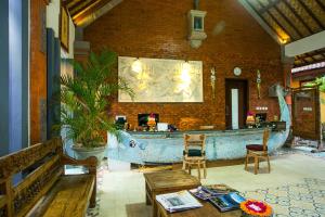 Posezení v ubytování Ashyana Candidasa Beach Resort