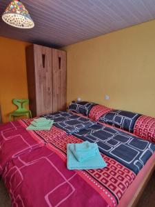 Postel nebo postele na pokoji v ubytování Ferienwohnung Joselie