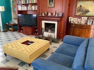 Χώρος καθιστικού στο Villa Magnolia