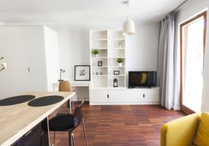 TV a/nebo společenská místnost v ubytování Homewell Apartments Stare Miasto