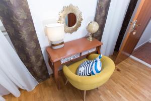 Posezení v ubytování Rooms Base