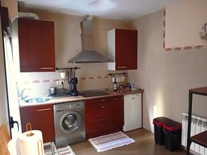 Kuchyň nebo kuchyňský kout v ubytování Logrocity Corazon de Logroño PARKING PRIVADO GRATIS