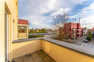 Μπαλκόνι ή βεράντα στο Grand Appartement nahe Müggelsee