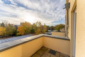 Μπαλκόνι ή βεράντα στο Grand Appartement nahe Müggelsee