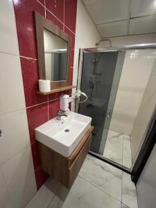 Koupelna v ubytování Dolce Vita Suite Hotel