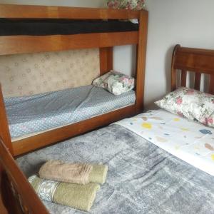 Dviaukštė lova arba lovos apgyvendinimo įstaigoje Chácara Áquila