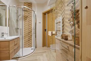 Phòng tắm tại Apartament z prywatną sauną