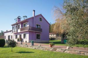 Zahrada ubytování AG Casa de Aldea Laxe con jardín y playa a 7km