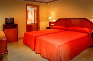 Posteľ alebo postele v izbe v ubytovaní Hotel Torrepalma