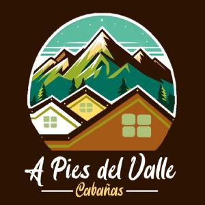 uma tarte valorizava o logótipo das casas rústicas em Cabañas #1 "A Pies del Valle" em Limache
