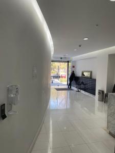 The lobby or reception area at Carso Alameda Premium Apartments