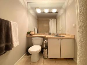 een badkamer met een toilet en een wastafel bij LLT Richard in Vancouver