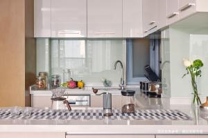 Cuina o zona de cuina de Savills Residence Daxin Shenzhen Bay