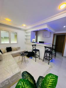 Posezení v ubytování Appartement de la joie