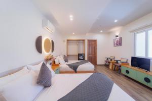 Posezení v ubytování Phuc Lam Hotel & Apartment