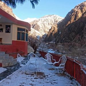 Chitral Green Guest House om vinteren