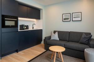 Aparthotel Birmingham的厨房或小厨房