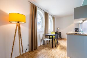 Kuchyňa alebo kuchynka v ubytovaní Apartment Sonnleitner