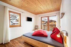 Posteľ alebo postele v izbe v ubytovaní Seppnerhof Ferienwohnung Enzian
