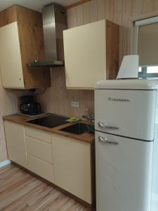 Kuchyňa alebo kuchynka v ubytovaní Apartamenty pod Wilczakiem