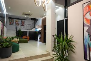 Vstupní hala nebo recepce v ubytování Le M Hôtel