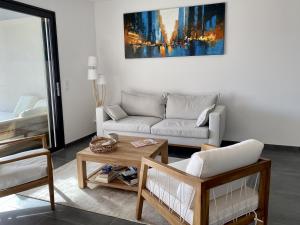 Posezení v ubytování Domaine d'Arca - Flaubert 06 - 3 chambres - rez de chaussée