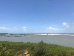 a view of a large body of water with trees at Raizistencia Arte e Cultura in Maracanã +6 photos
