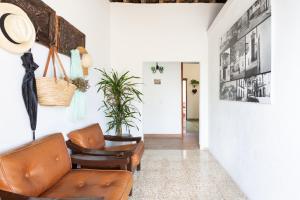 Posezení v ubytování El Hostal del Cubo