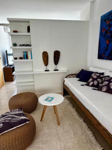 Ένα ή περισσότερα κρεβάτια σε δωμάτιο στο Terrazas Resort departamento 1 dormitorio con piscina - cochera opcional +23 φωτογραφίες