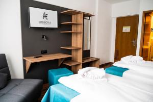 Postelja oz. postelje v sobi nastanitve Hotel Hansa Stuttgart City