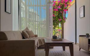 Χώρος καθιστικού στο The Diamond Hidden Suites