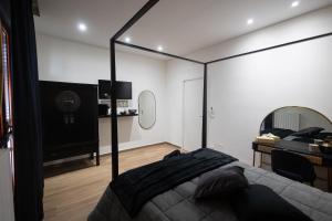 Kuchyň nebo kuchyňský kout v ubytování Effedi Loft