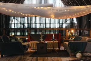 Area soggiorno di Glamping in Småland