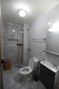 a bathroom with a toilet and a sink at مولاي يعقوب in Fez