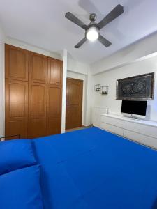 En eller flere senger på et rom på Villa LP Kokkino Chorio