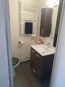 Баня в LES FLORALIES Studio climatisé pour 4 personnes avec 2 piscines ouvertes à partir du 1er Juin