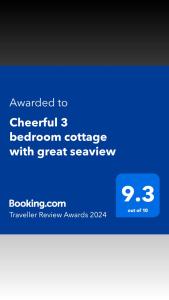 ドロヘダにあるCheerful 3 bedroom cottage with great seaviewの携帯電話のスクリーンショット(Gmaxwell会議、素晴らしいサーバーロレット付)