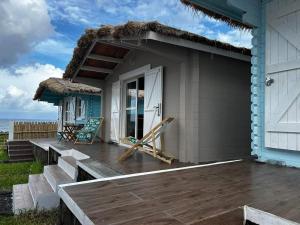 En balkong eller terrasse på Chalets Chomoni