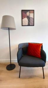 A seating area at AnGiò holiday rooms