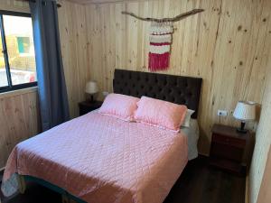 Postel nebo postele na pokoji v ubytování Cabañas Doña Regina
