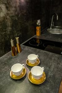 Príslušenstvo na prípravu kávy alebo čaju v ubytovaní VINTAGE SENACKA APARTMENTS